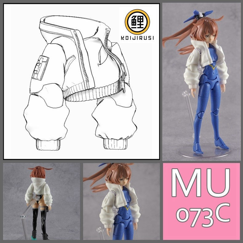 SH 1/12 MEGAMI DEVICE MD FAG MU073C Jacket Body Accessory Set Upgrade Resin GK Parts (Not kits,no model)