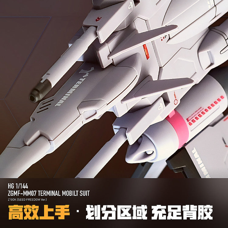 LNX Water Slide Decal for HG 1/144 Z GOK Z'GOK Freedom VER