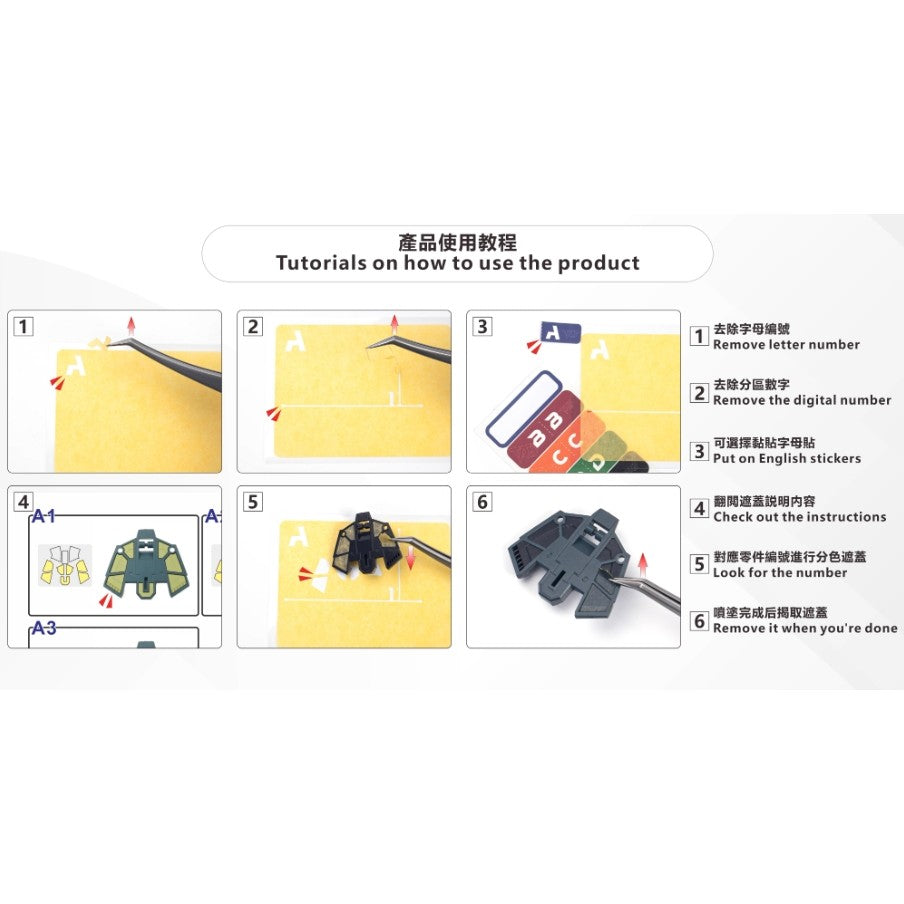 20250722 TAS Pro Masking Tape for SDW HEROES GF Astraea Type F (Not the kits, not the model)