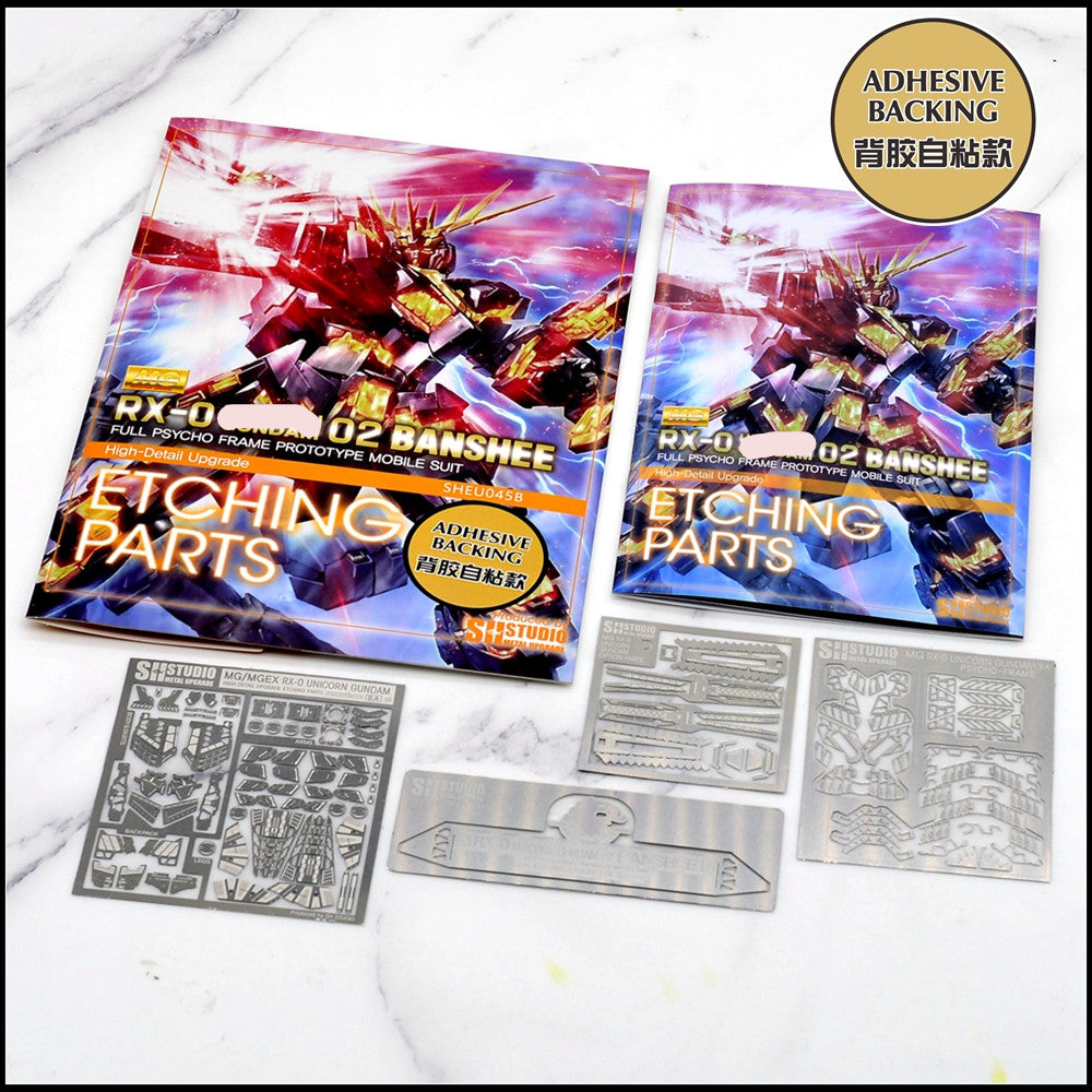 SH STUDIO Metal Etching Etched Upgrade Parts for MG 1/100 02 BANSHEE
