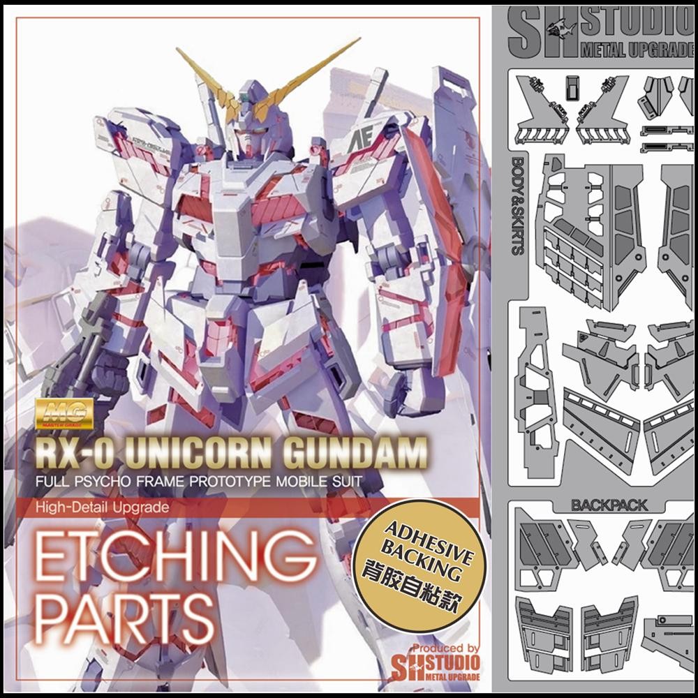 SH STUDIO Metal Etching Etched Upgrade Parts for MG 1/100 UNICORN