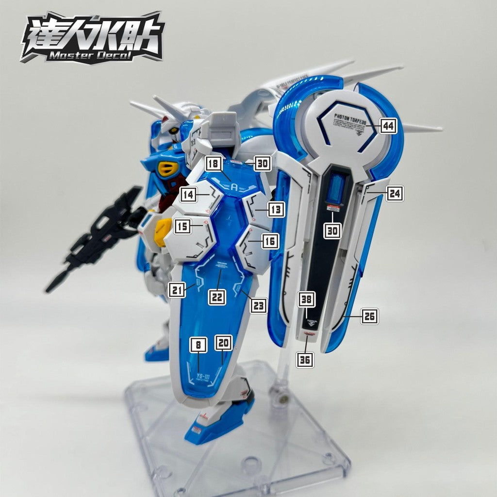 MASTER H080 Water slide decal FOR HG G-SELF Perfect Pack (Reconguista in G the Movie Ver.) Fluo NO KITS Collectibles