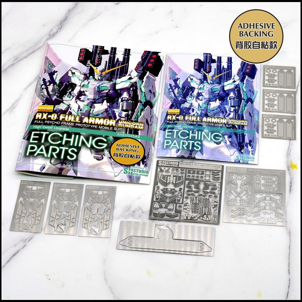 SH STUDIO Metal Etching Etched Upgrade Parts for MG 1/100 FA Full Armor Unicorn