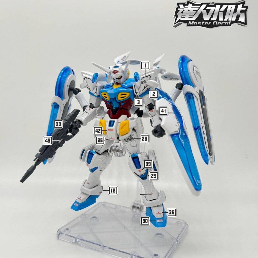MASTER H080 Water slide decal FOR HG G-SELF Perfect Pack (Reconguista in G the Movie Ver.) Fluo NO KITS Collectibles