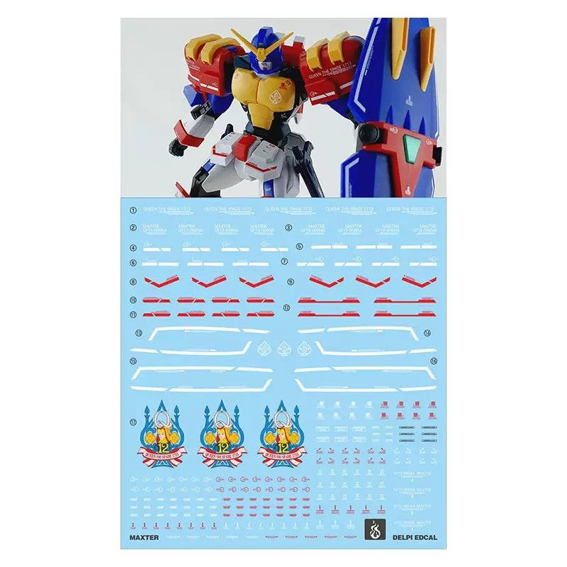 YAN water slide decal for HG 1/144 Fighter G Maxter