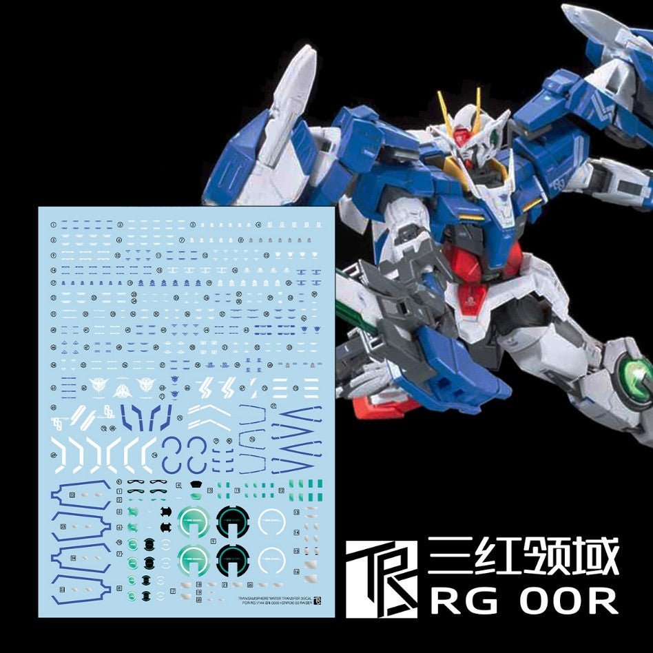 TRS water slide decal for RG 1/144 00 00R XN RAISER Collectibles