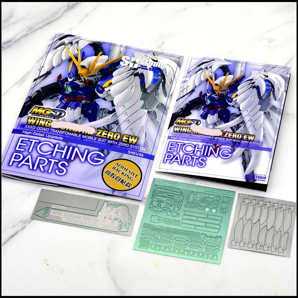 SH STUDIO Metal Etching Etched Parts for EW MGSD Wing Zero