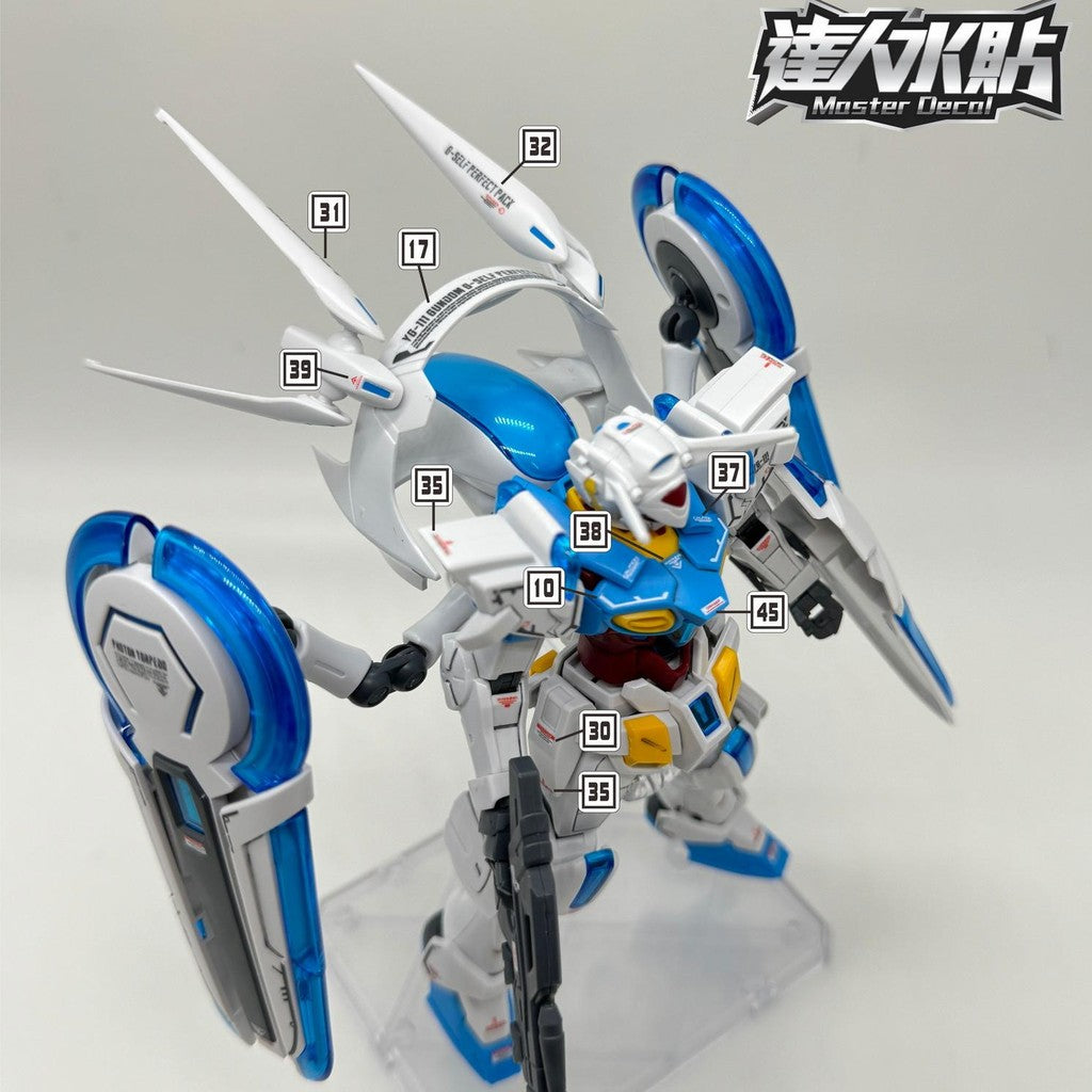 MASTER H080 Water slide decal FOR HG G-SELF Perfect Pack (Reconguista in G the Movie Ver.) Fluo NO KITS Collectibles