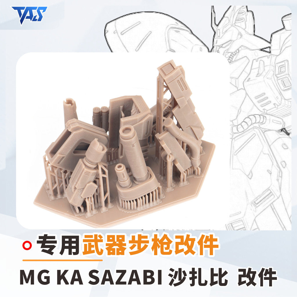 20250722 TAS 3D Print Detail Upgrade Parts for MG 1/100 SAZABI Ver.Ka