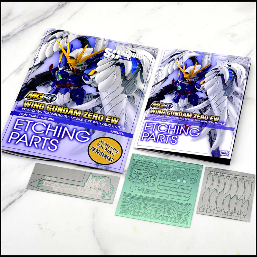 SH STUDIO Metal Etching Etched Parts for EW MGSD Wing Zero