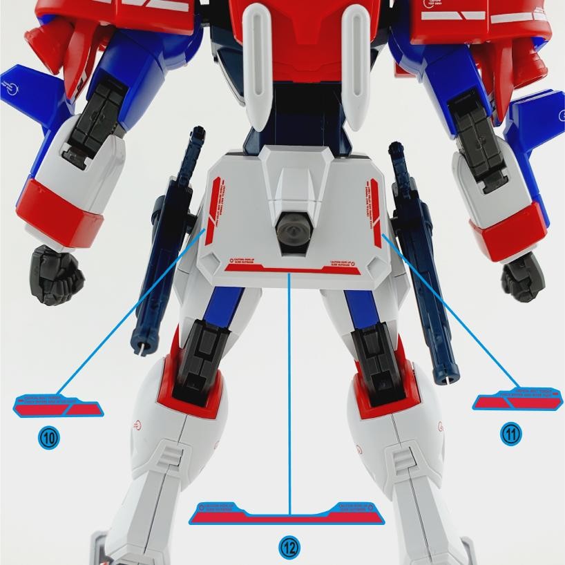 YAN water slide decal for HG 1/144 Fighter G Maxter