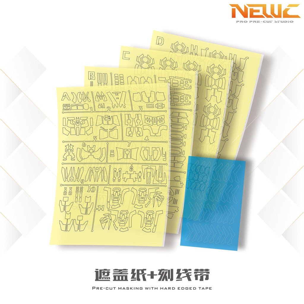 NewC HG 1/144 Black Knight Squad Cal-re.A Pre-Cut Masking Tape no model Collectibles