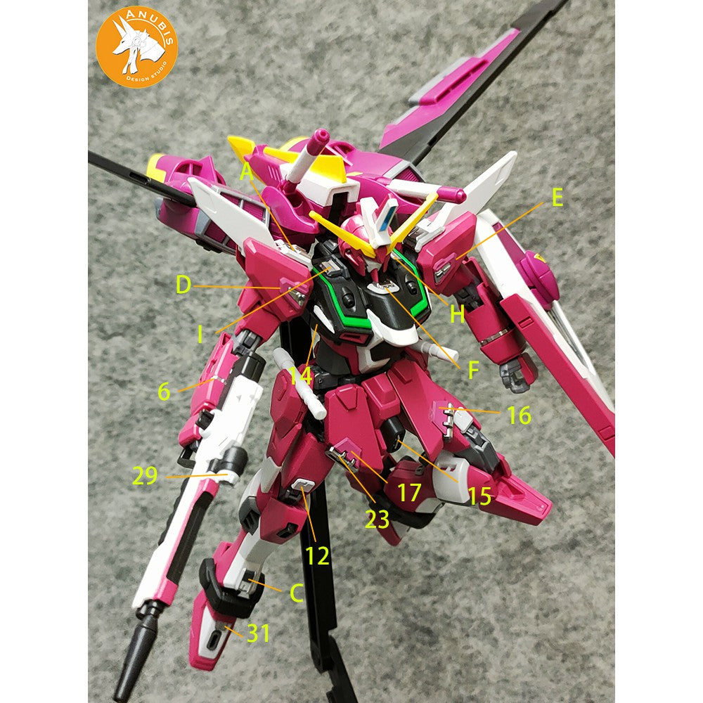 ANUBIS GP021 parts fit for  HG revive infinite justice Collectibles