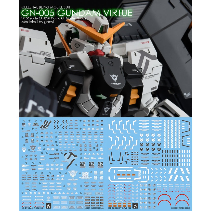 YAN Water Slide Decal For GHOST MG Virtue GN-005
