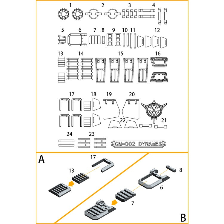 Anubis Parts For MG DYNAMES  GP008 Collectibles