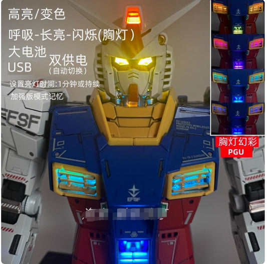 CA PGU PG unleashed 1/60 RX-78-2 RX78 2.0 LED SET EYE AND CHECK
