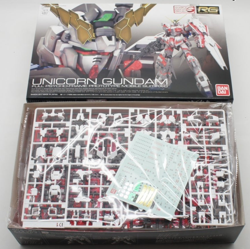 0216741 RG UNICORN Gundam Runner I1 Butcher spare parts [CB RG 01]
