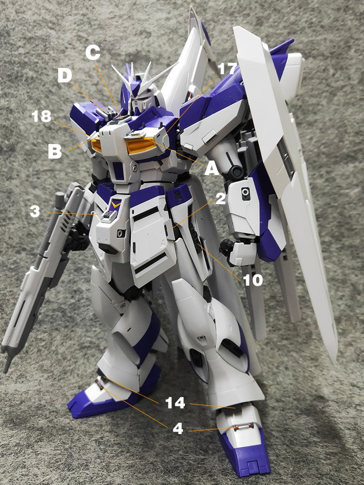 ANUBIS GP009 parts for MG RX-93-ν2 Hi-ν Collectibles