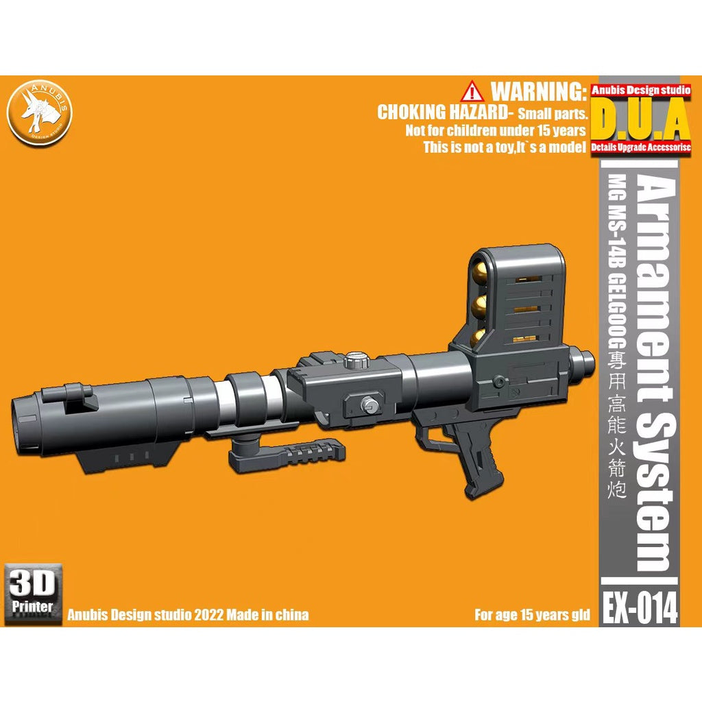 ANUBIS EX014 General Armament System For MG Zaku Sazabi Red Warrior Collectibles