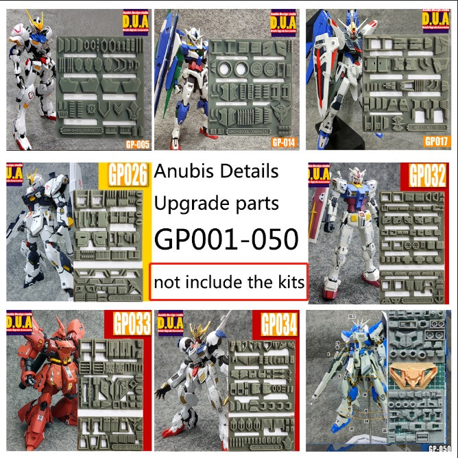 ANUBIS GP001-050 (GP series) 3D Print Addon Detail Parts For MG HG RG Collectibles