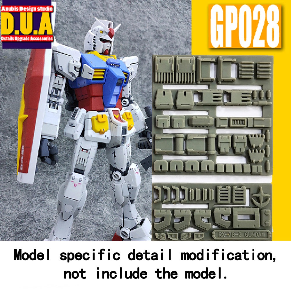 ANUBIS GP001-050 (GP series) 3D Print Addon Detail Parts For MG HG RG Collectibles