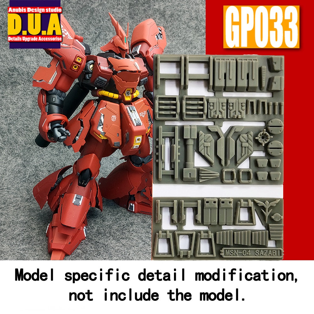 ANUBIS GP001-050 (GP series) 3D Print Addon Detail Parts For MG HG RG Collectibles