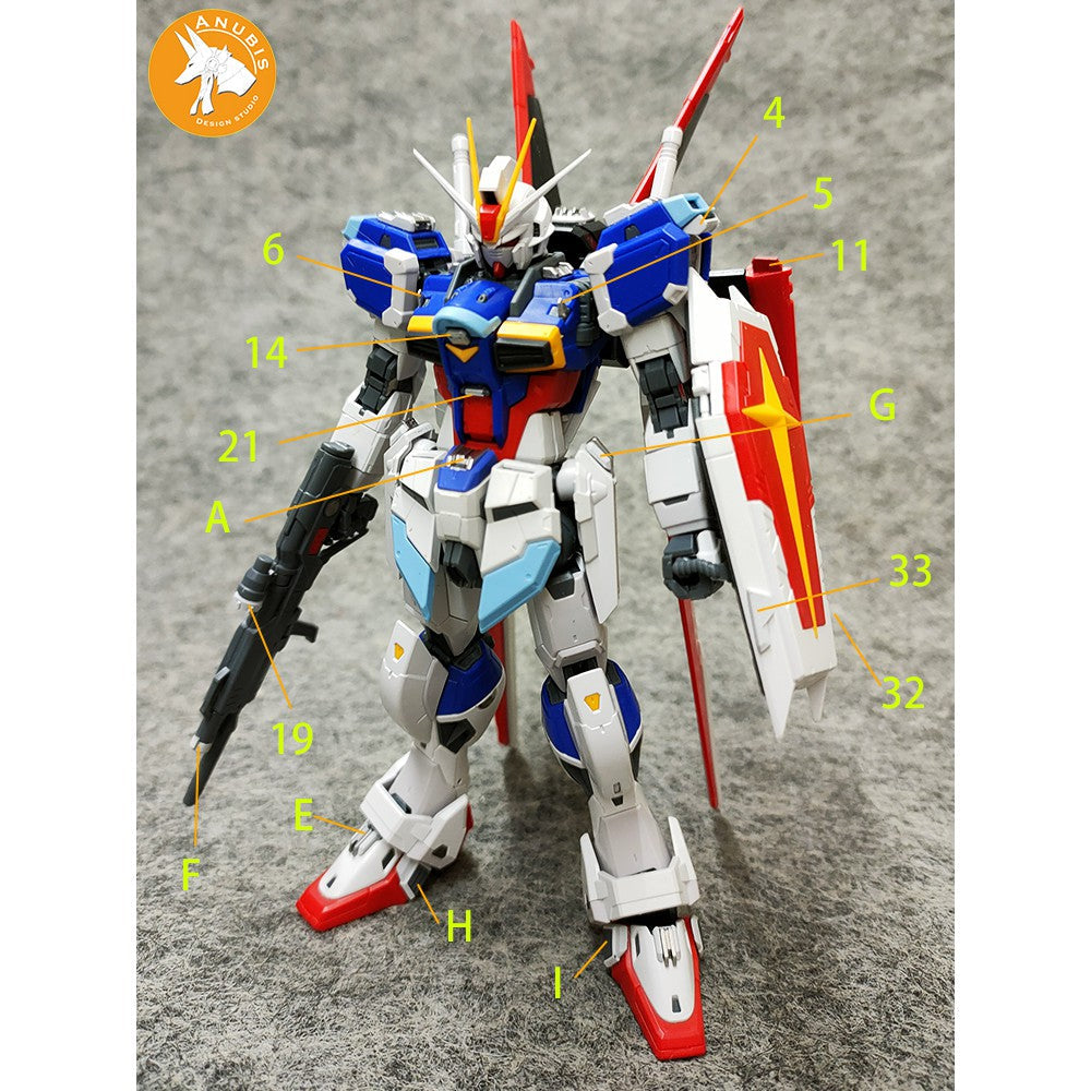 ANUBIS GP015 parts fit for RG impulse Collectibles