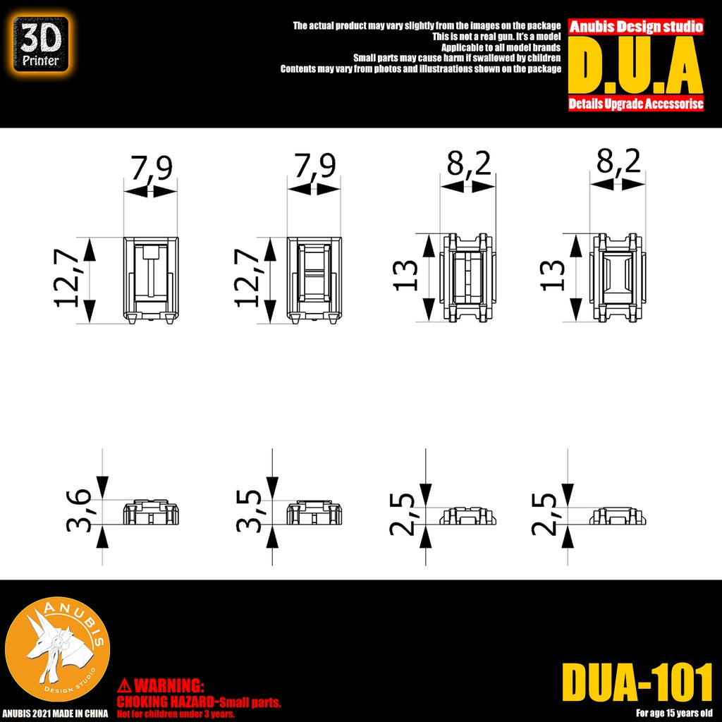 ANUBIS DUA101  Detail Upgrade Parts Group Armour Shoulder Armour Outer Armour Collectibles