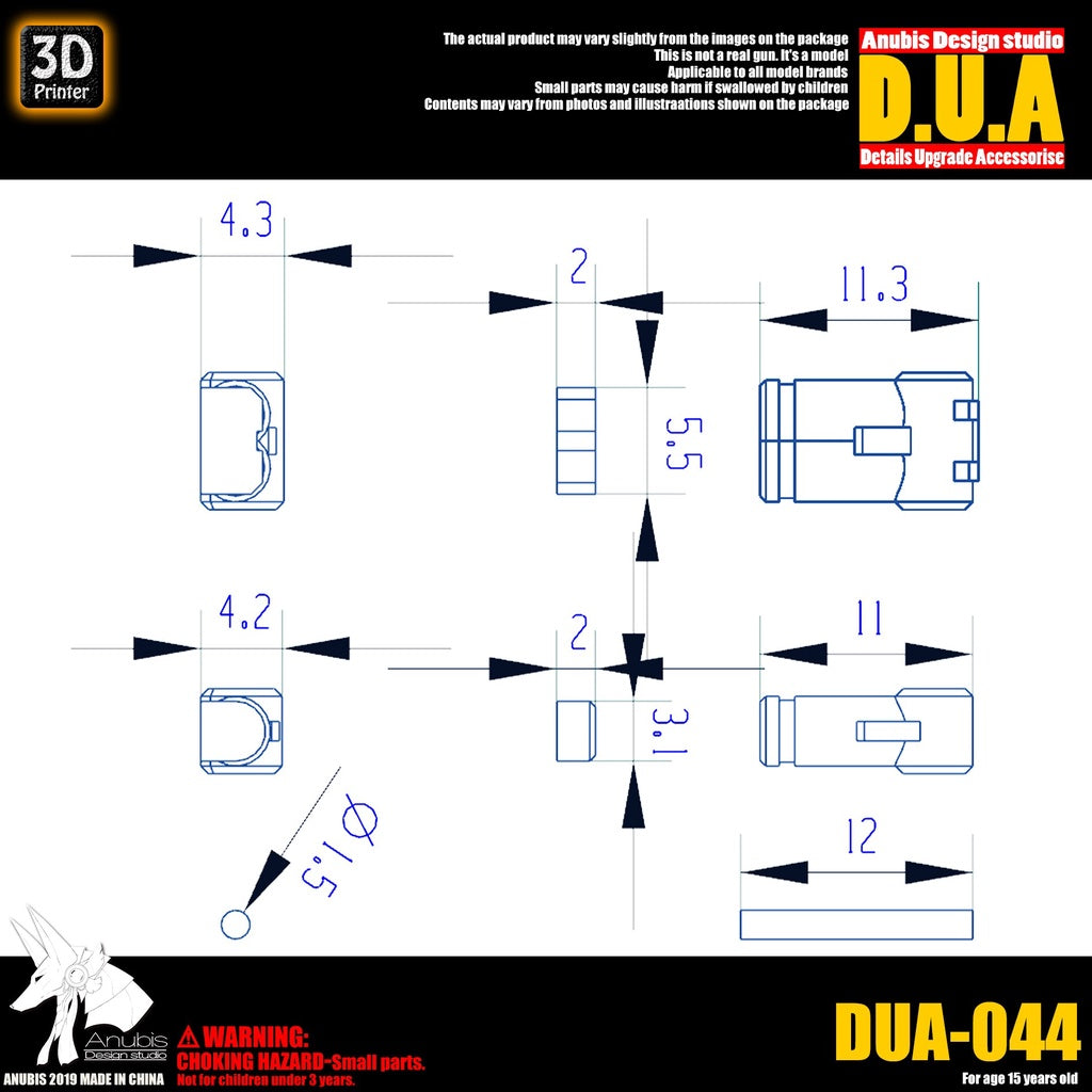 ANUBIS 1/144 metal hydraulic Rod DUA044  detail parts Collectibles