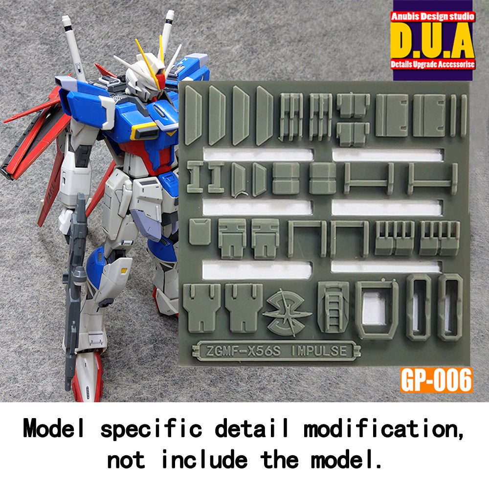 ANUBIS GP001-050 (GP series) 3D Print Addon Detail Parts For MG HG RG Collectibles
