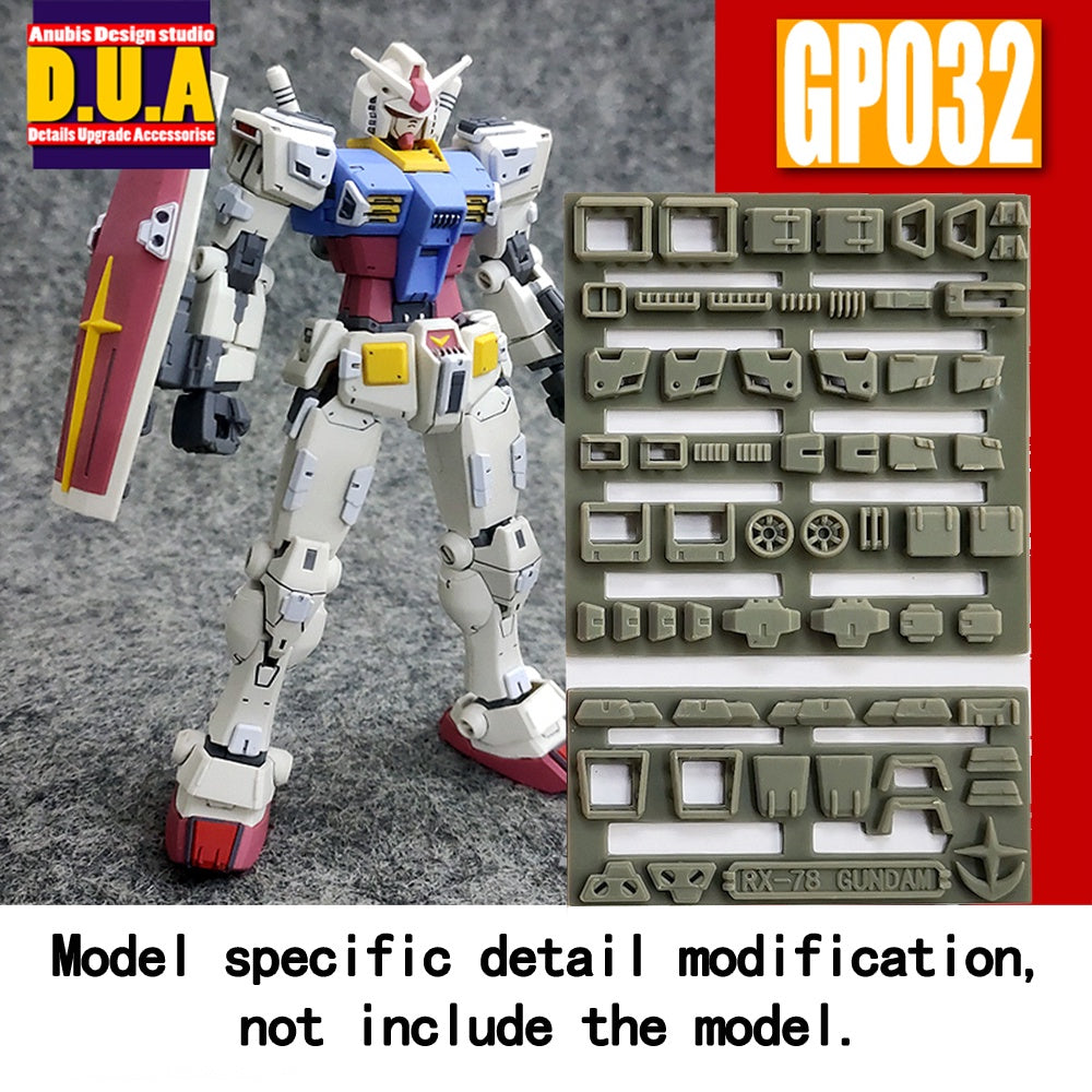 ANUBIS GP001-050 (GP series) 3D Print Addon Detail Parts For MG HG RG Collectibles