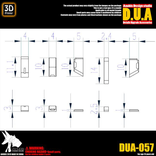Anubis Dua Detail Upgrade Parts Universal Outer Armor DUA057 Collectibles