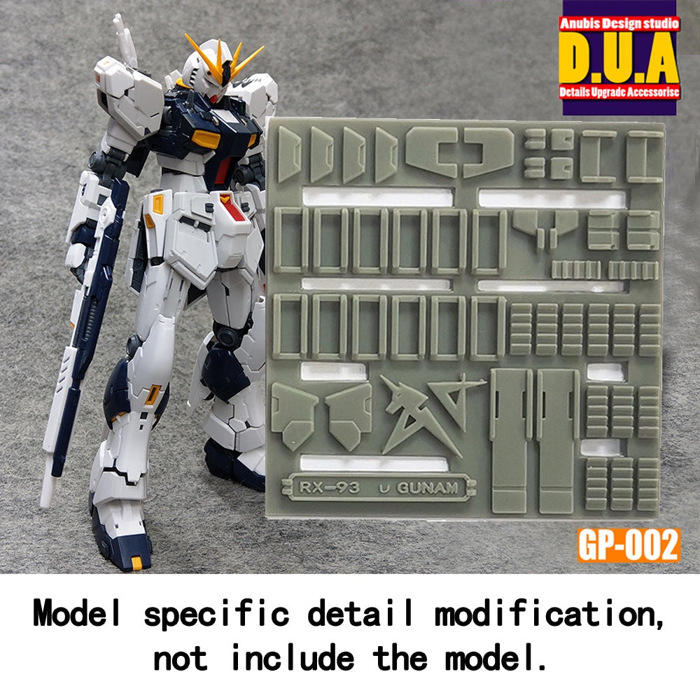 ANUBIS GP001-050 (GP series) 3D Print Addon Detail Parts For MG HG RG Collectibles