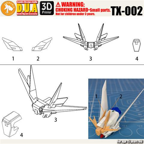 CA Anubis TX002 Antenna For Bandai MG 1/100 Eclipse SEED Collectibles