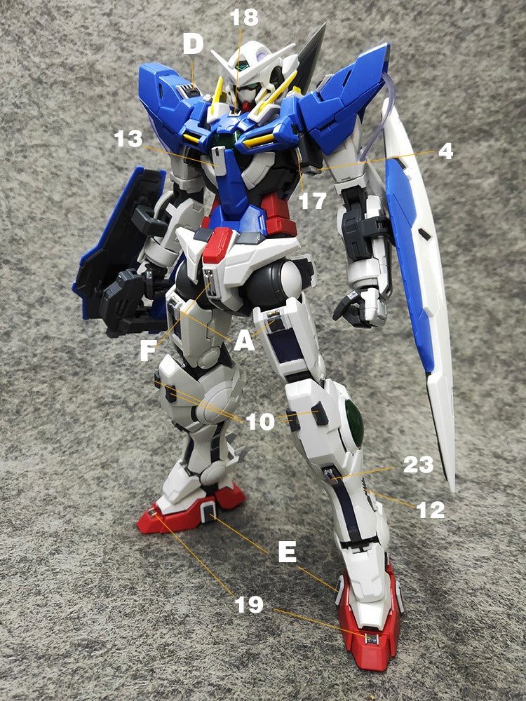 ANUBIS GP010 parts fit for MG EXIA Collectibles
