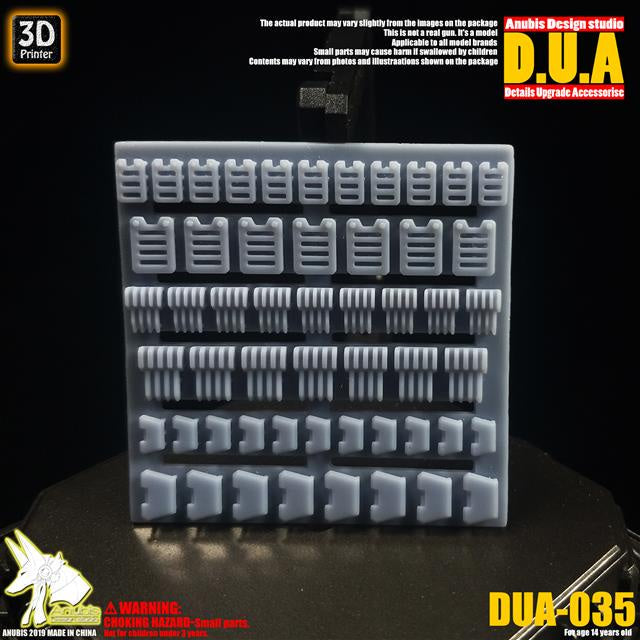 Anubis Dua Detail Upgrade Parts Skirt Armor/Leg Cooling Fin DUA035 Collectibles