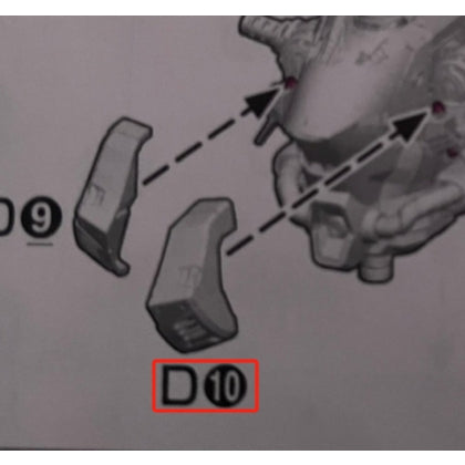 CB RG 07 butcher parts for SAZABI