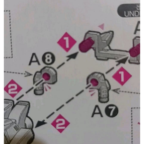 CB RG 03 1/144 GOD butcher spare replacement parts