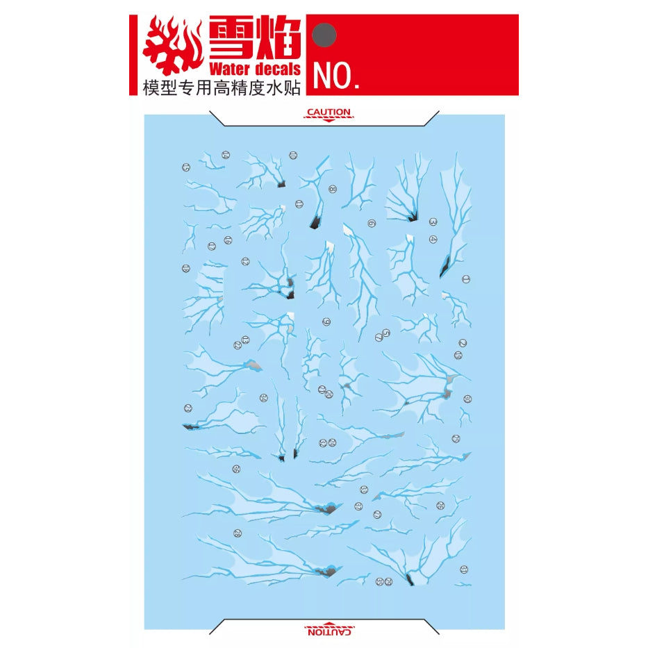 20250722 XUEYAN XY / SNOW FLAME MG-169 MG 1/100 Cross Contrast Colors Water slide decal