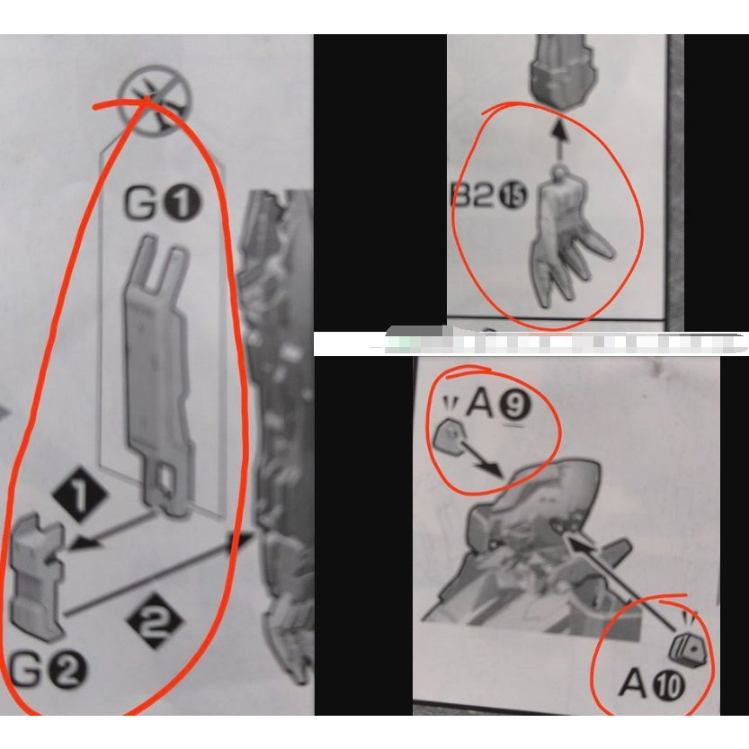 CB butcher parts for FM 1/100 IBO Barbatos Lupus Rex