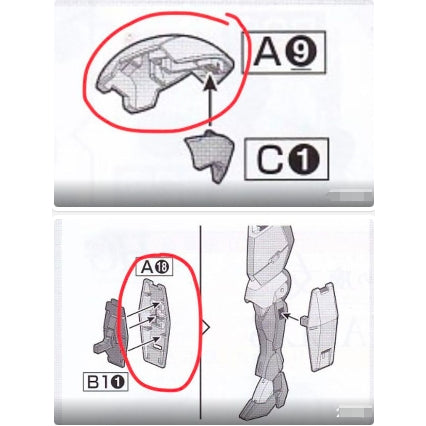 CB HG 12 butcher parts for TWFM Michaelis Replacement