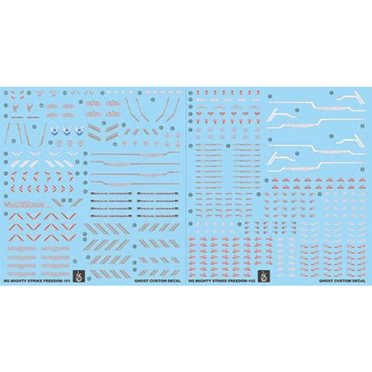 YAN Water Slide Decal GHOST HG 1/144 Mighty Strike Freedom (YANHG014) 20250721
