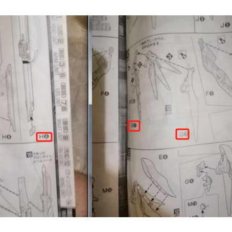 CB butcher parts for MG 1/100 Destiny Extreme Burst Mode