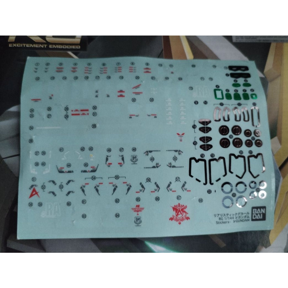 CB RG 04 1/144 butcher parts for  NU