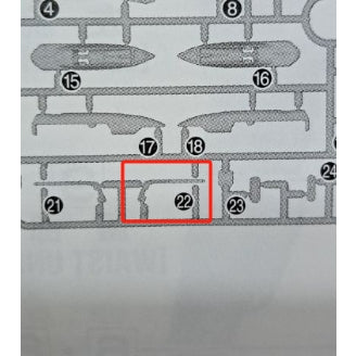CB MG 28 1/100 Infinite Justice butcher spare replacement parts
