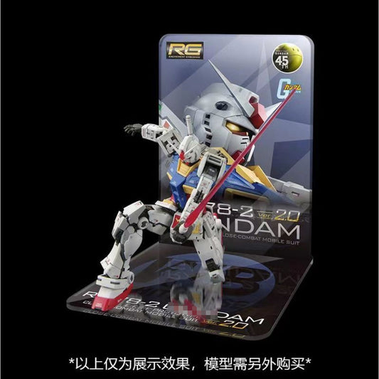 CALILY Acrylic Stand Base for RG 1/144 RX-78-2 Ver 2.0 (Not include kits or model)