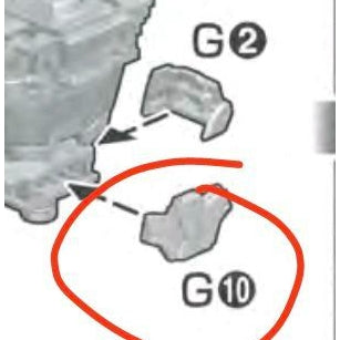 CB MG 27 butcher parts for Justice