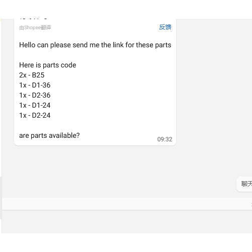 CB MG 1/100 00R spare butcher replacement parts