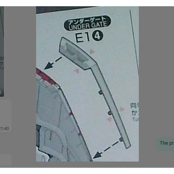 CB RG 15 butcher parts for 1/144 EPYON