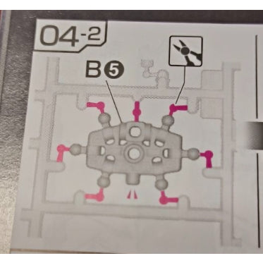 CB RG 01 1/144 Unicorn butcher spare replacement parts